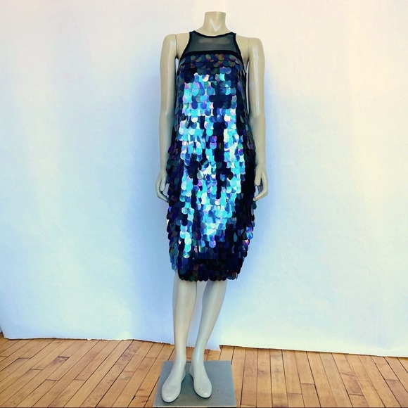 Zara Dresses & Skirts - ZARA Fabulous enlarged Sequence black dress